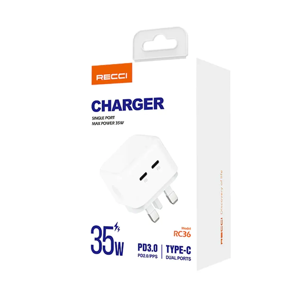 Recci 35W Dual Type Charger